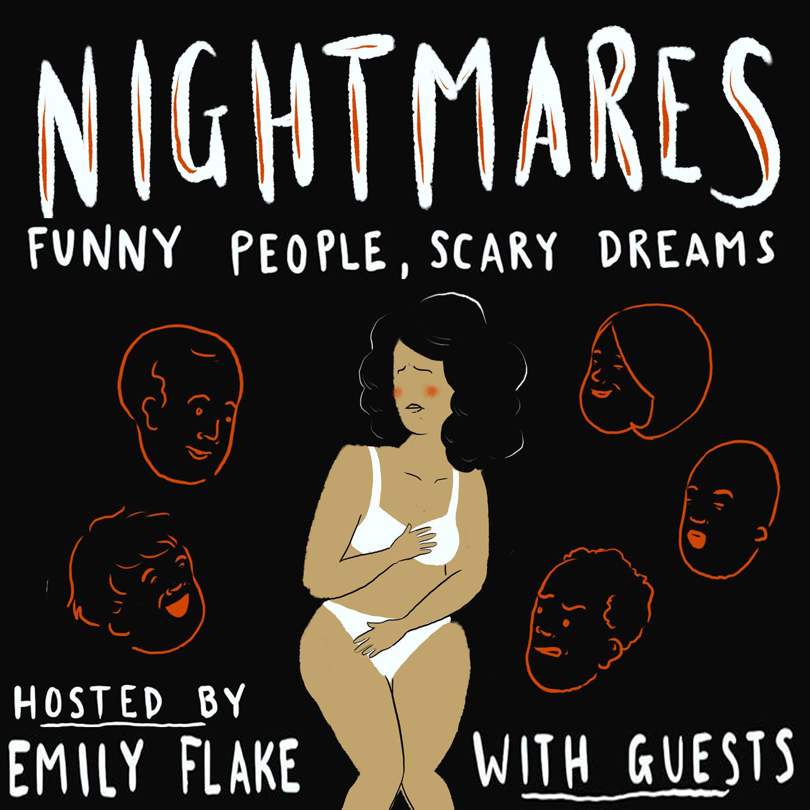 Nightmares: Funny People, Scary Dreams Ep 6: John Hodgman, Jenny Boylan, Kenice Mobley, Carole Montgomery, Jason Chatfield, Kate Willett, Emily Flake